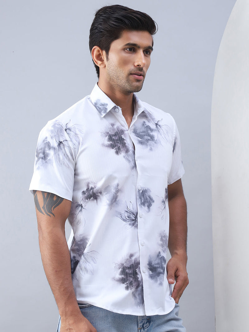 Printed Cotton Casual Shirt For Men