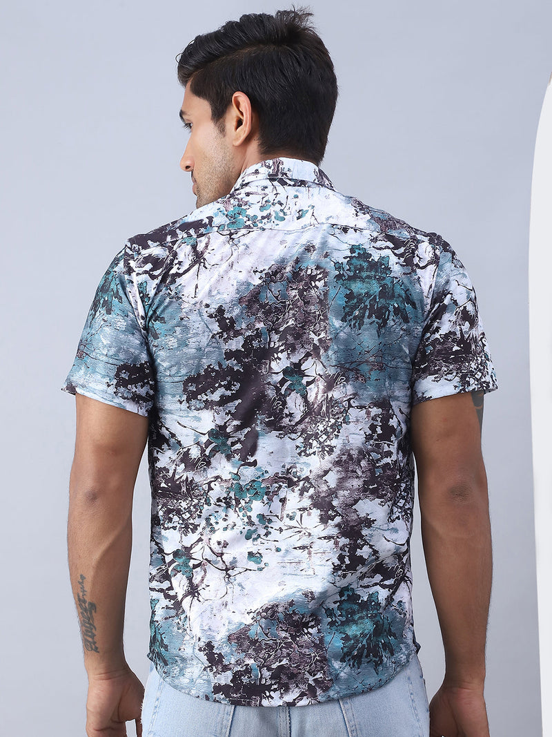 Printed Cotton Casual Shirt For Men