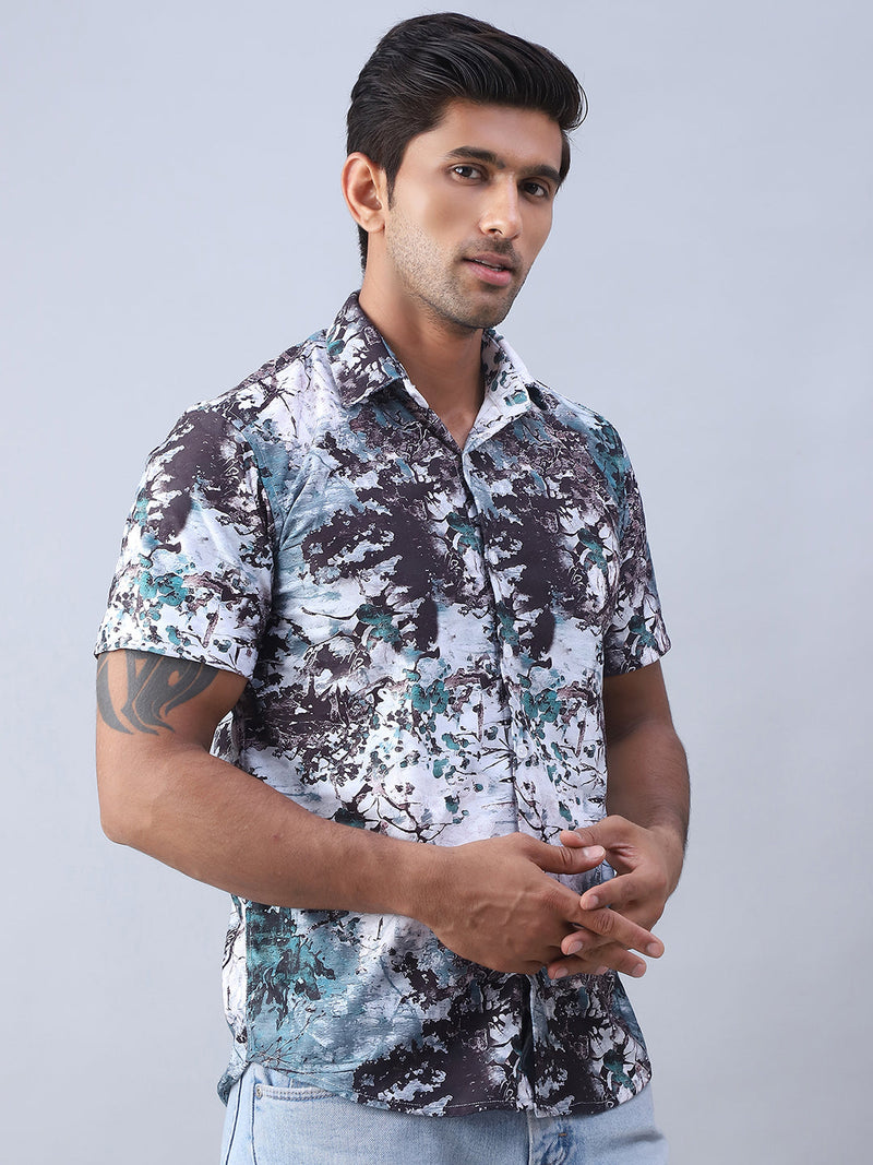 Printed Cotton Casual Shirt For Men