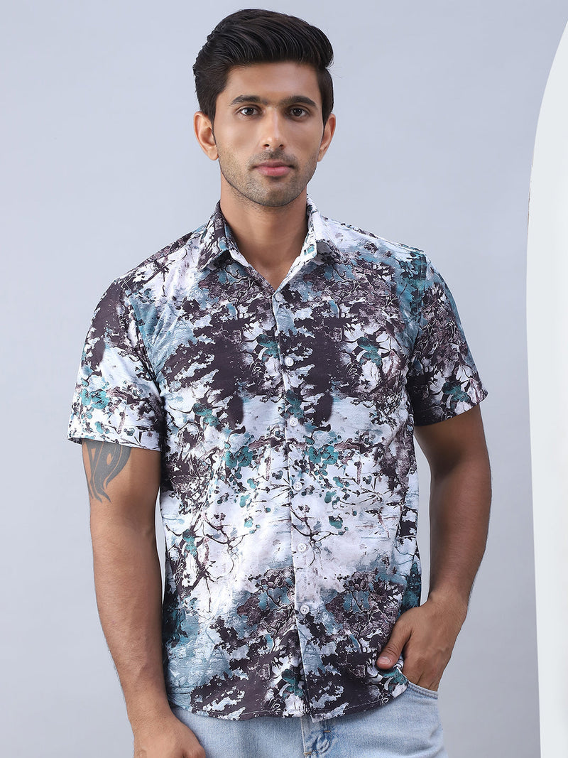 Printed Cotton Casual Shirt For Men