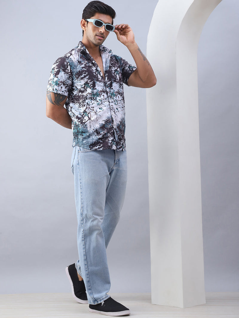 Printed Cotton Casual Shirt For Men