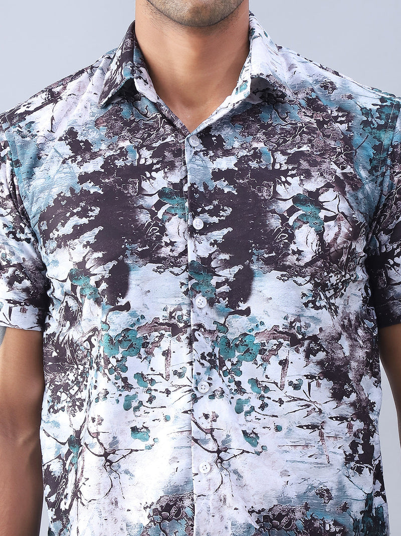 Printed Cotton Casual Shirt For Men