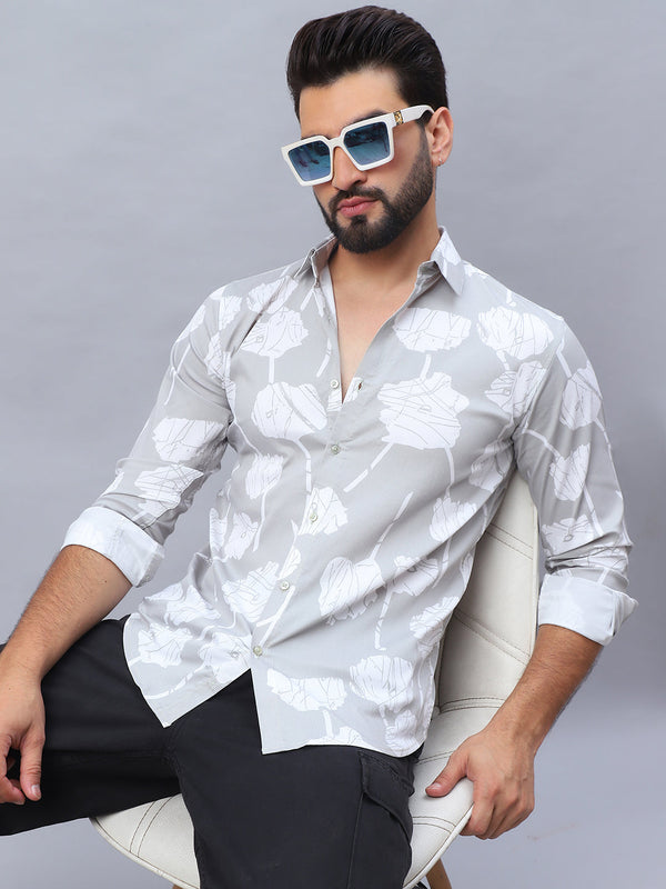 Printed Cotton Casual Shirt For Men