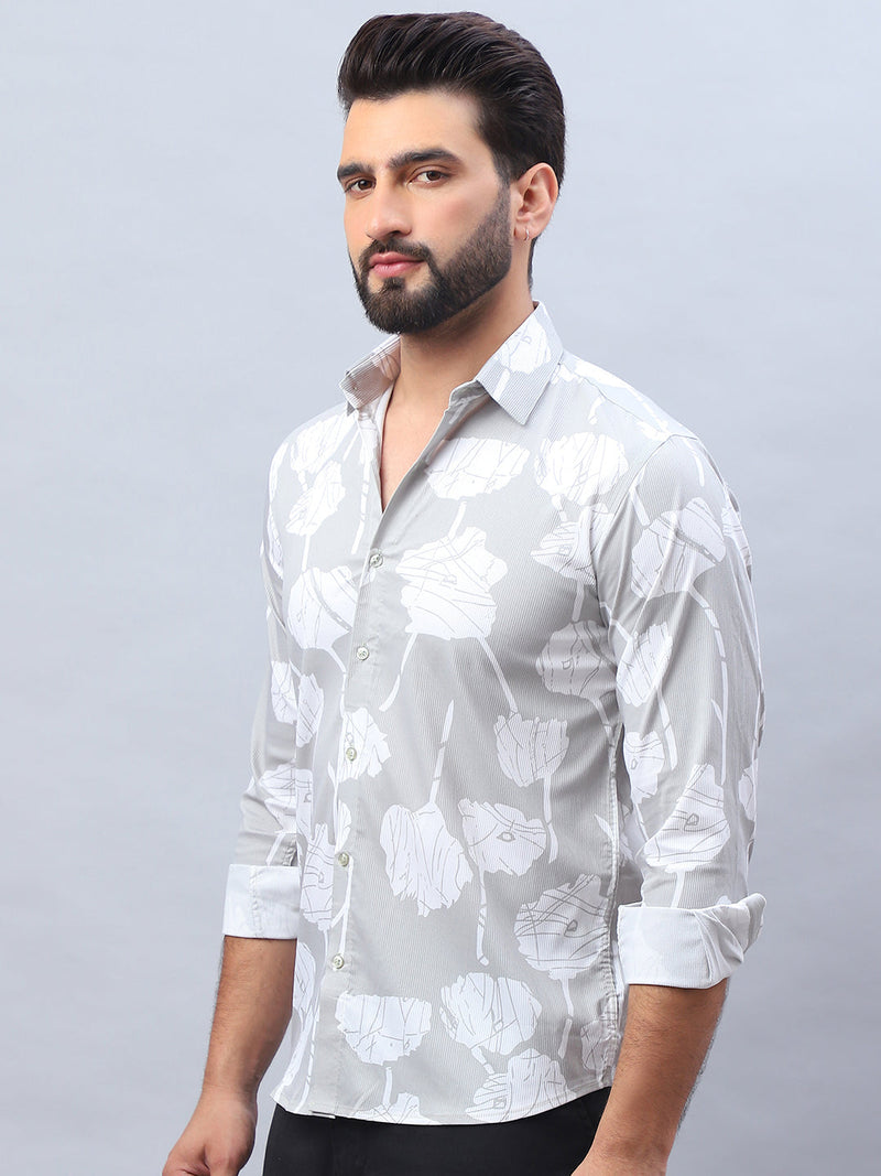 Printed Cotton Casual Shirt For Men