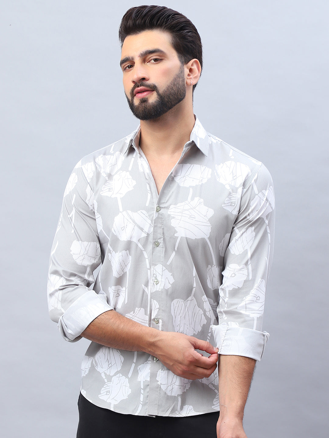 Printed Cotton Casual Shirt For Men