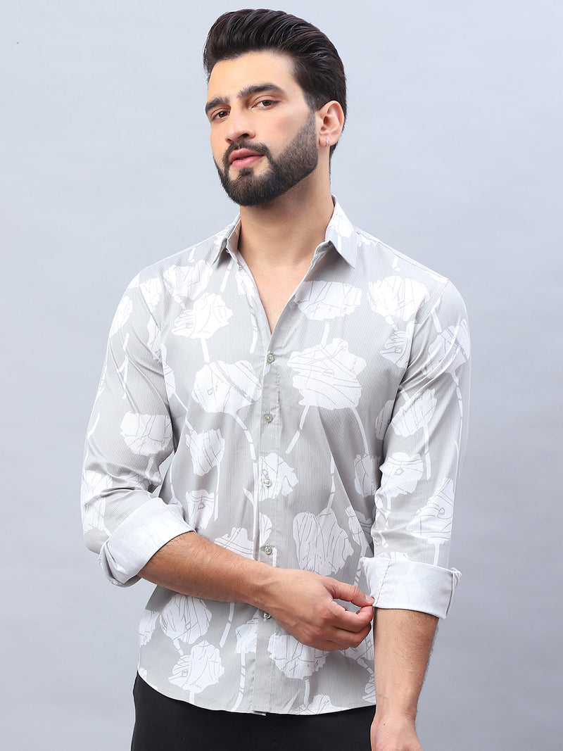 Printed Cotton Casual Shirt For Men