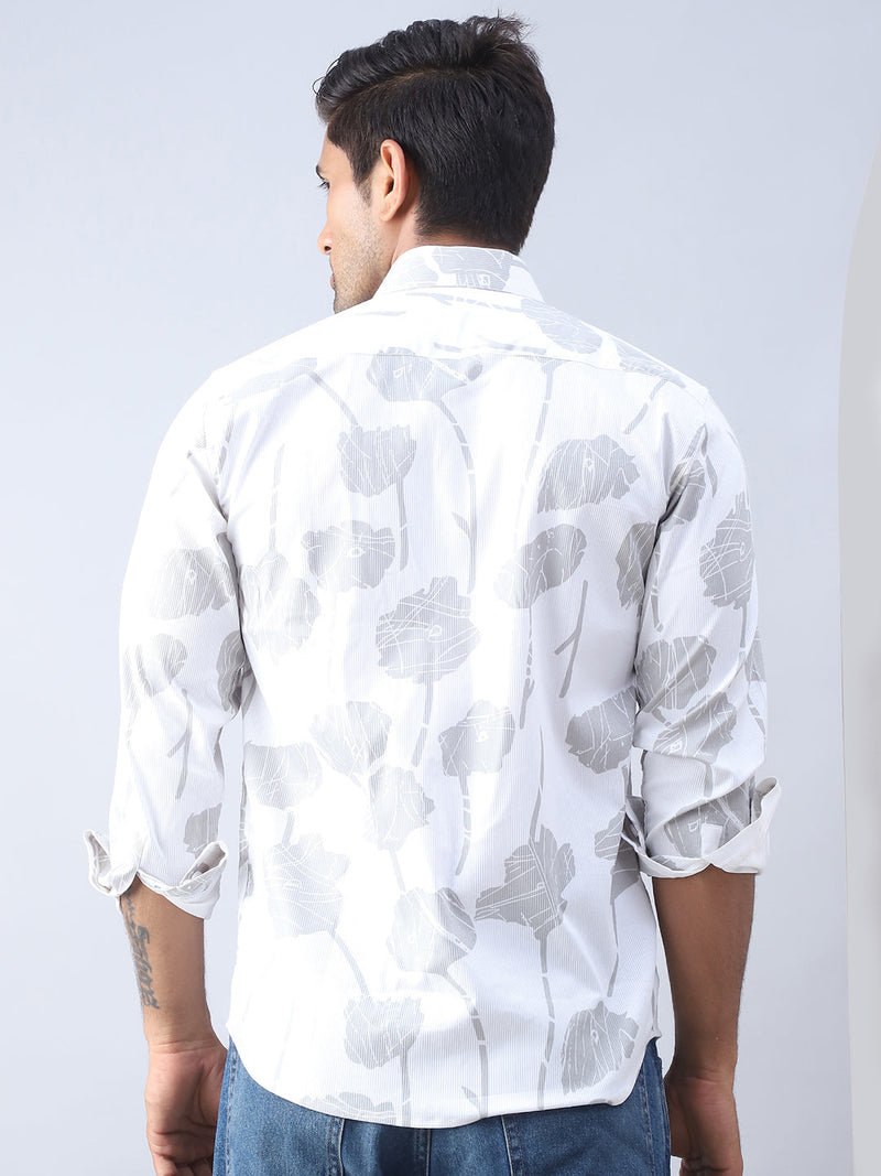 Printed Cotton Casual Shirt For Men