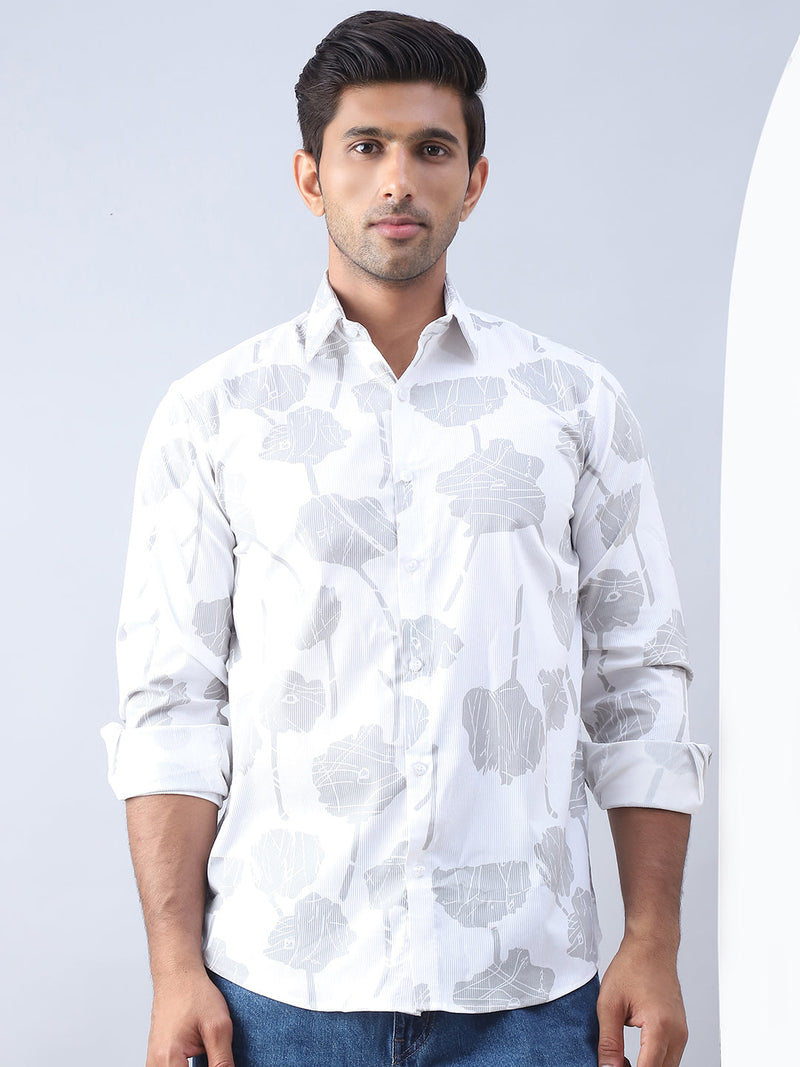 Printed Cotton Casual Shirt For Men