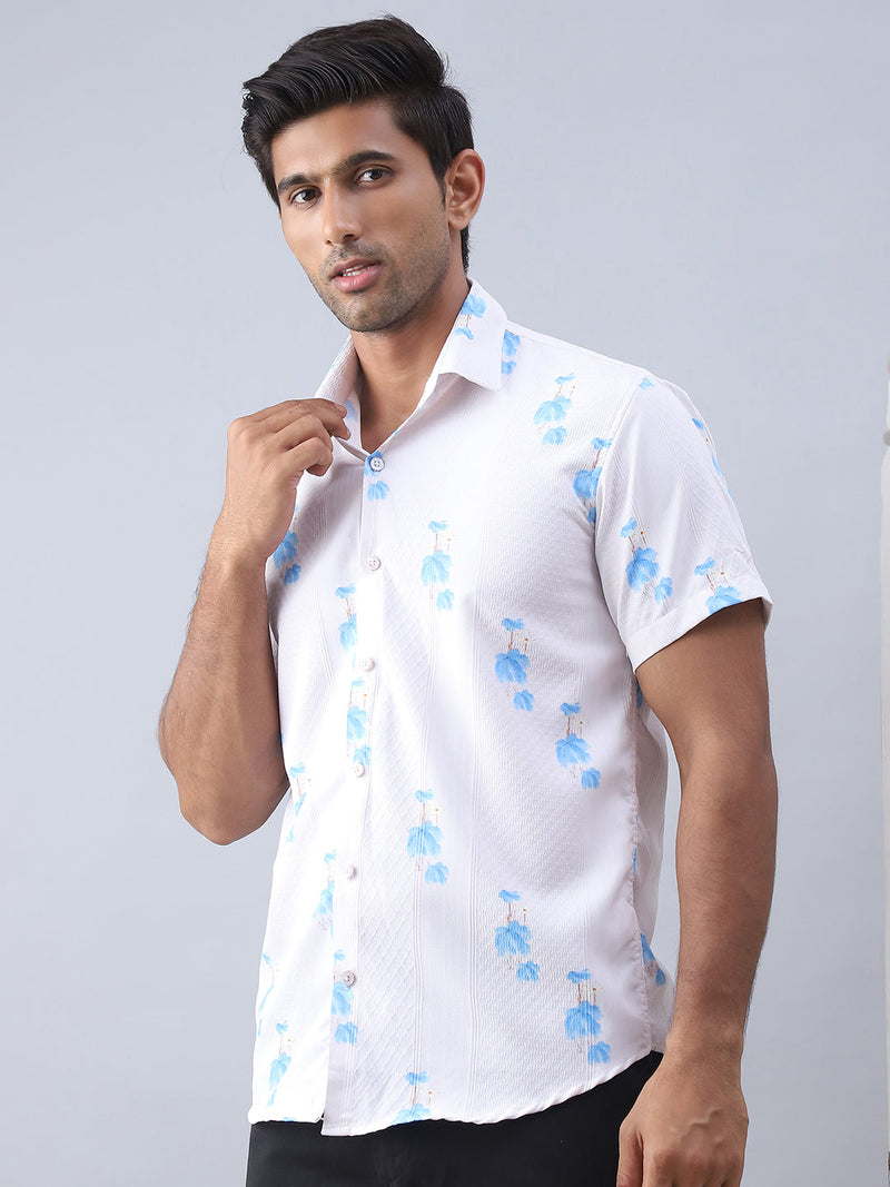 Printed Cotton Casual Shirt For Men