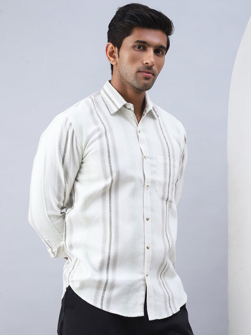 Striped Casual Shirt for Men