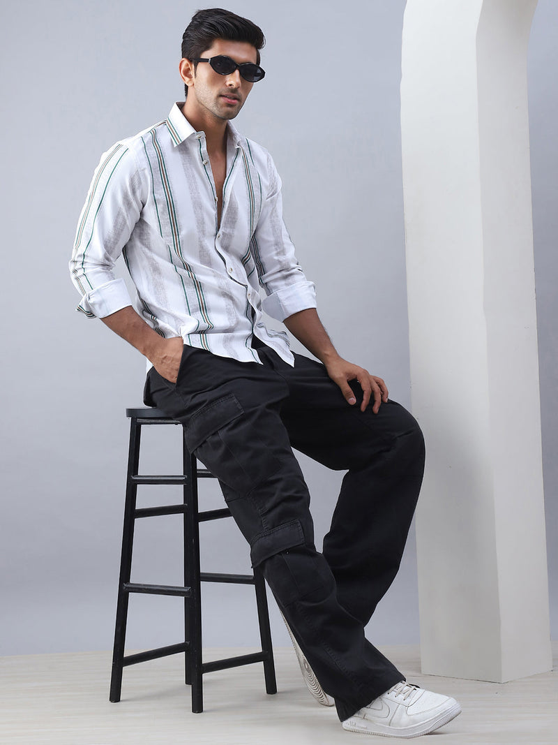 Striped Casual Shirt for Men