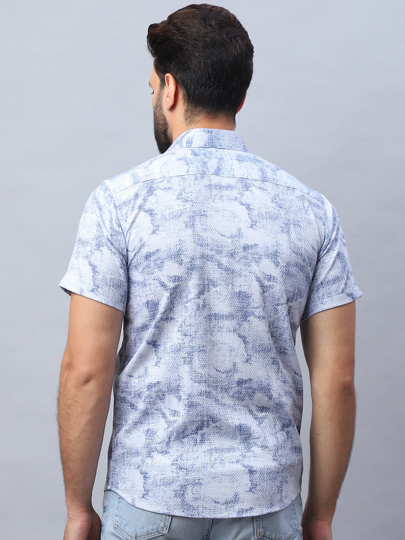 Abstract Printed Casual Shirt for Men