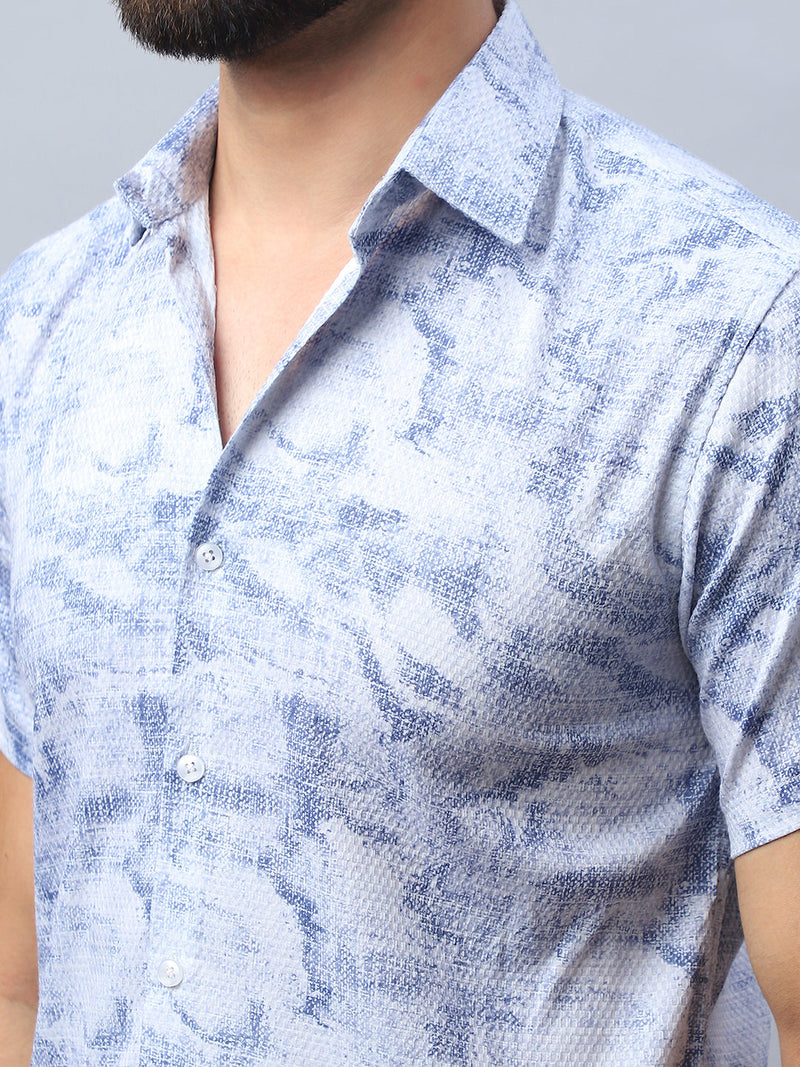 Abstract Printed Casual Shirt for Men