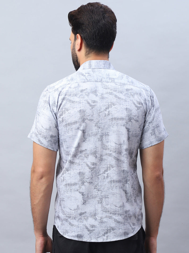 Abstract Printed Casual Shirt for Men