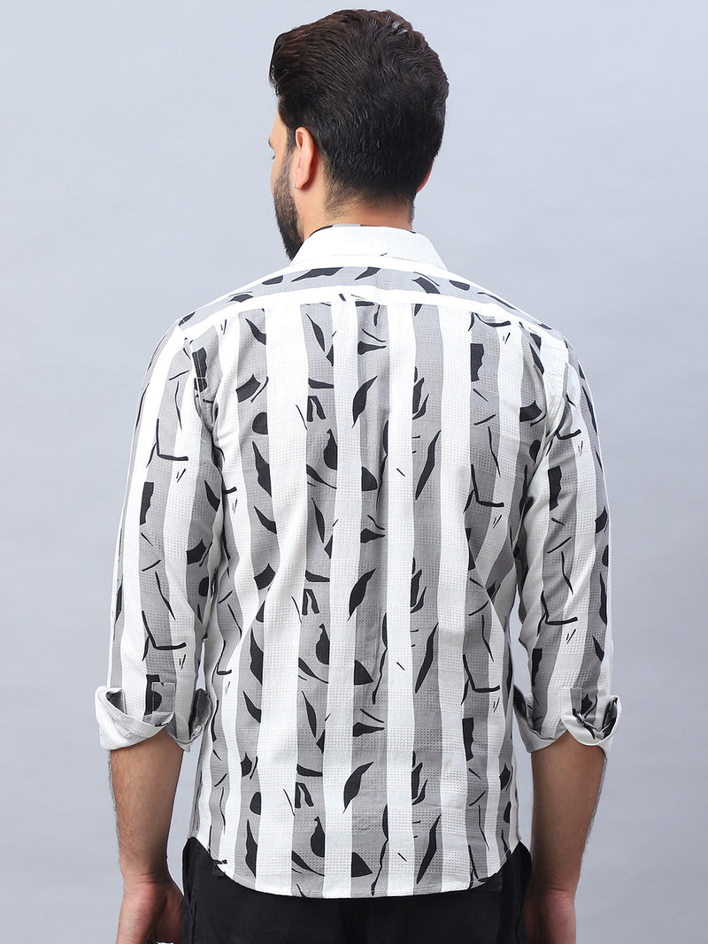 Printed Cotton Casual Shirt For Men