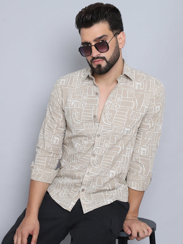 Men's Printed Casual Shirt