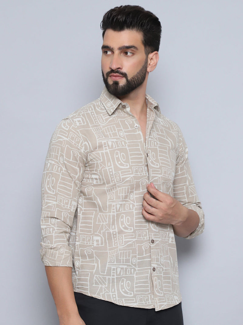 Men's Printed Casual Shirt