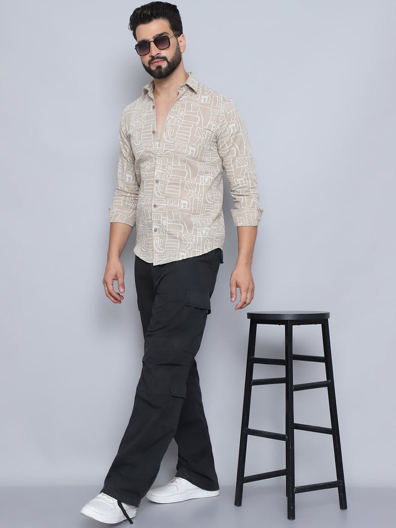 Men's Printed Casual Shirt