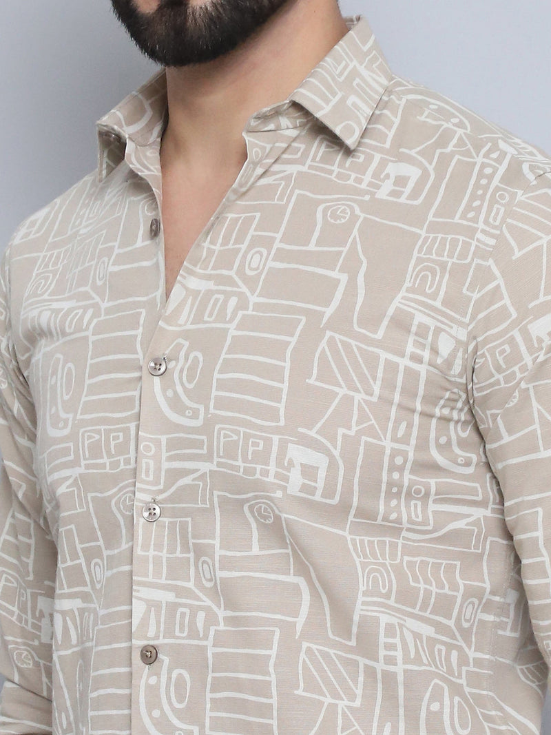 Men's Printed Casual Shirt