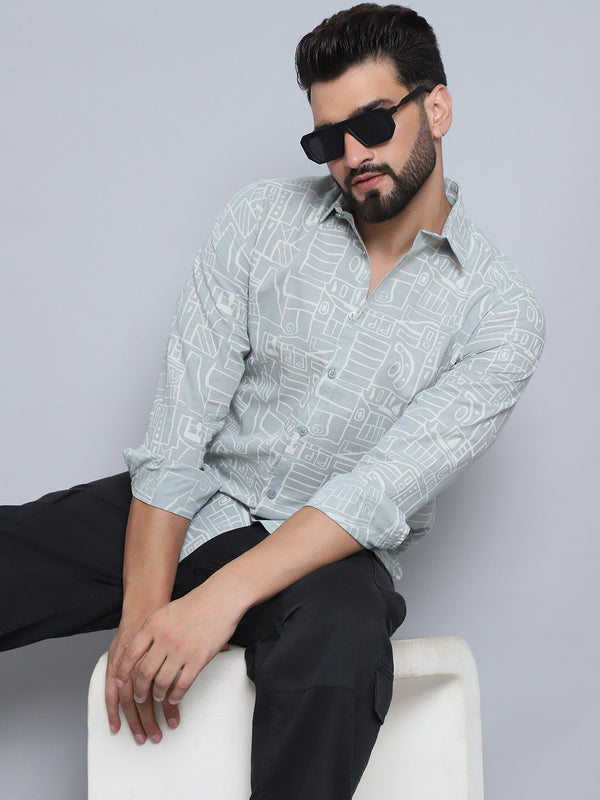 Men's Printed Casual Shirt