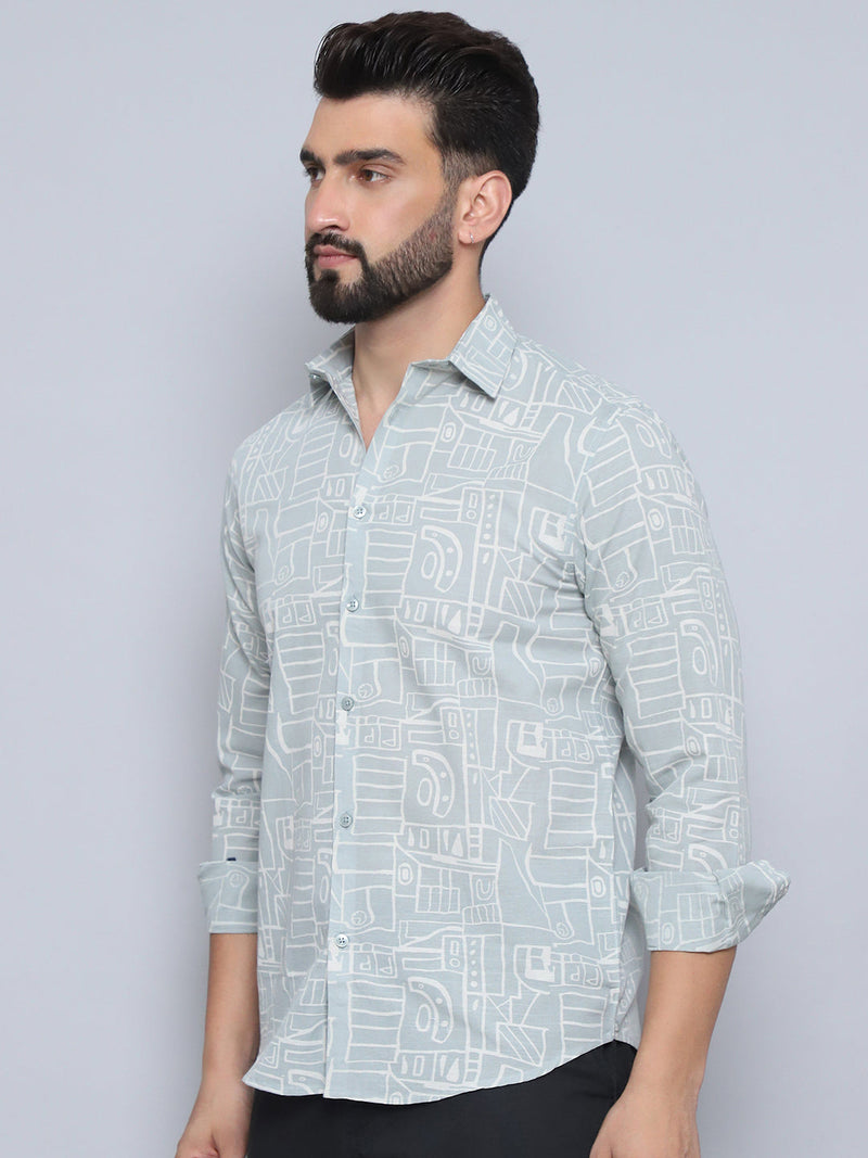 Men's Printed Casual Shirt