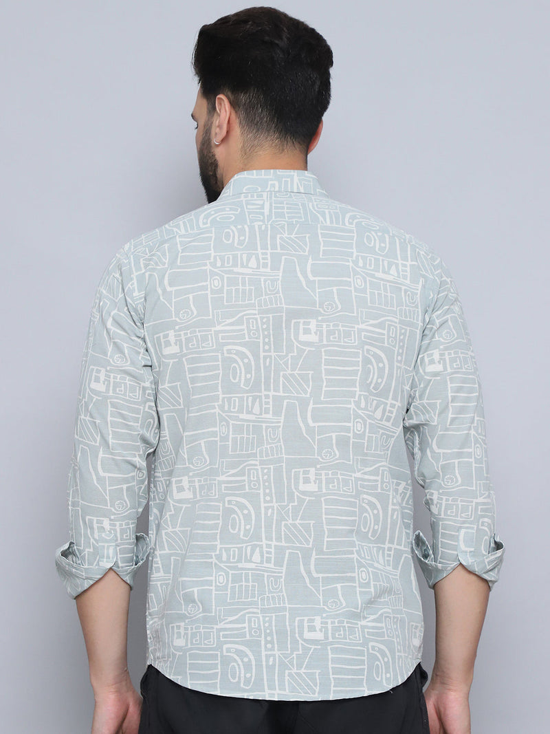 Men's Printed Casual Shirt