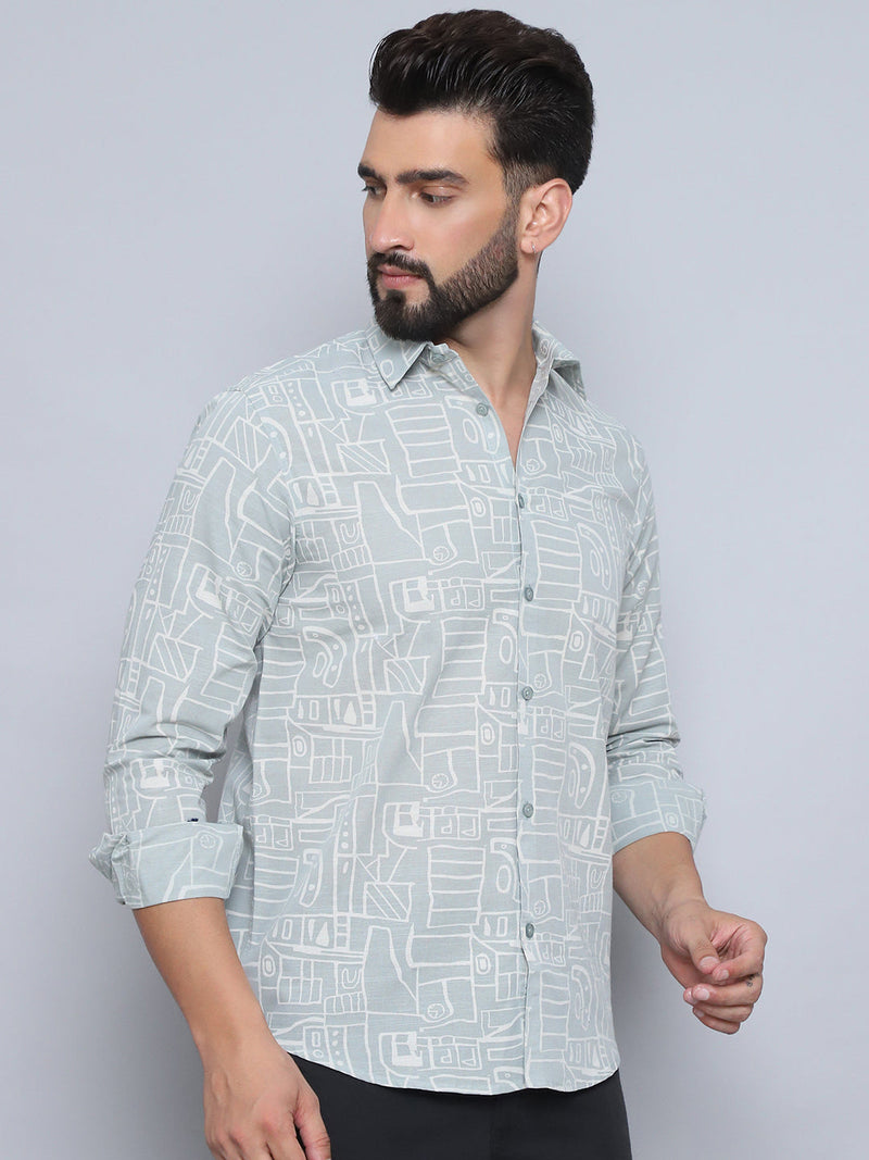 Men's Printed Casual Shirt