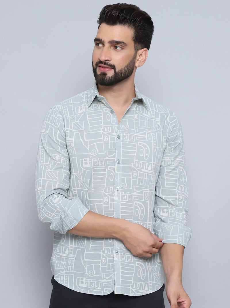 Men's Printed Casual Shirt