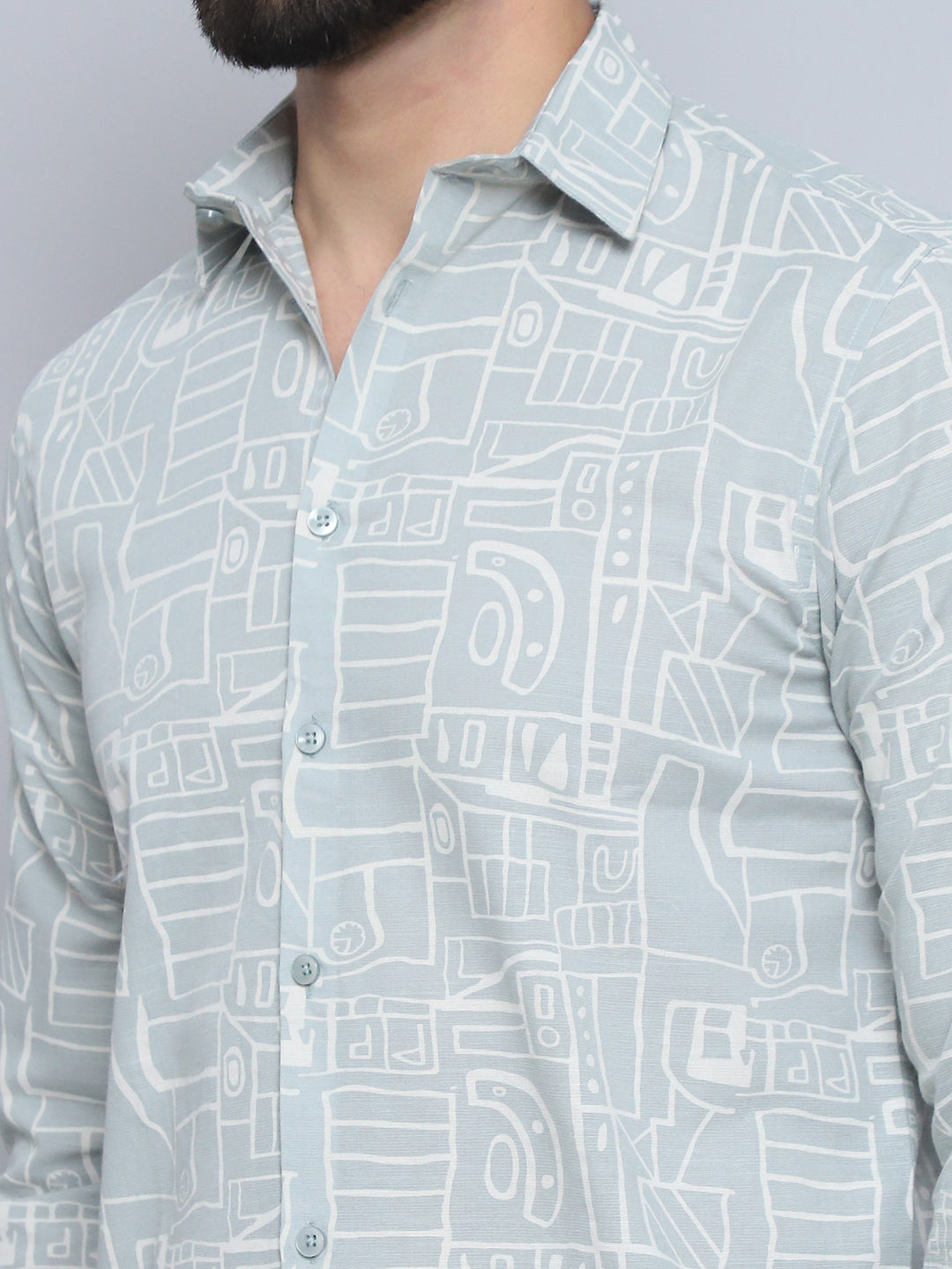 Men's Printed Casual Shirt