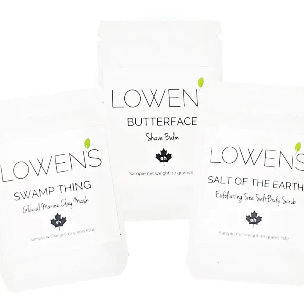 Lowen's Samples Sizes (Max 1 each & 5 total sample limit)