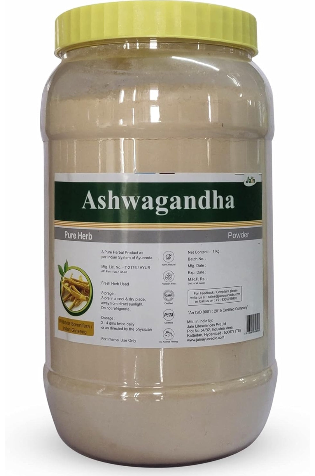 Jain Ashwagandha Powder