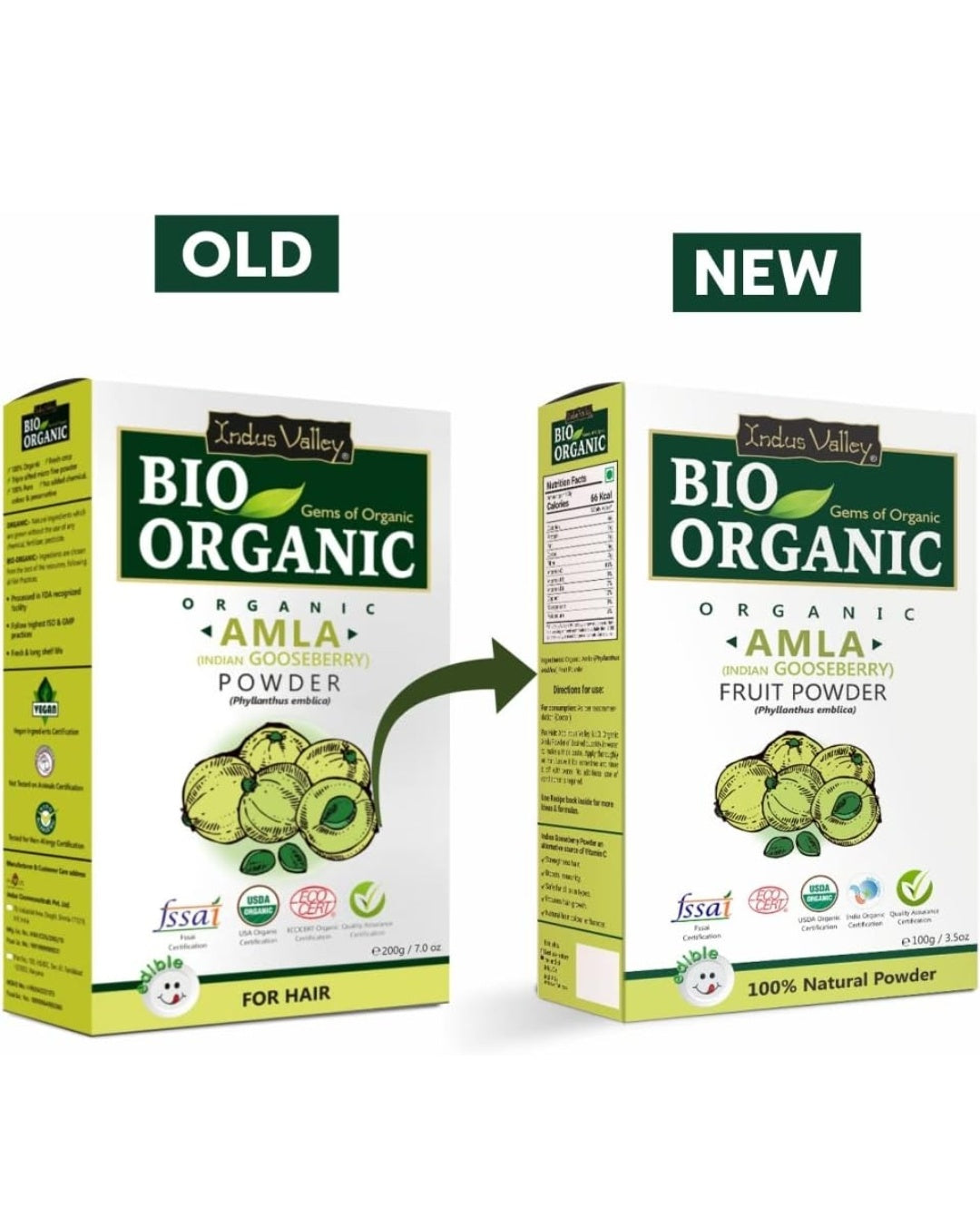 INDUS VALLEY 100% Organic Amla Powder | Indian Gooseberry Powder