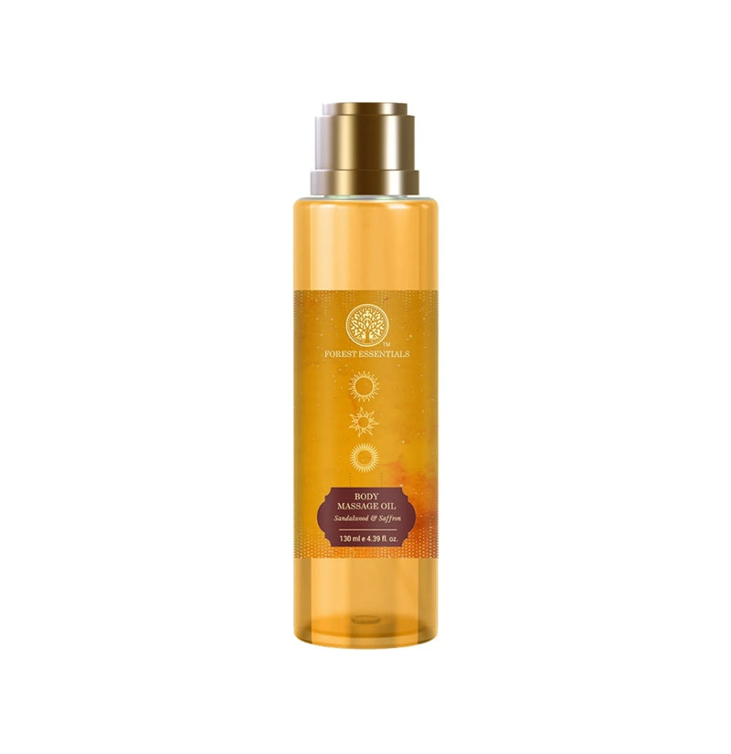 Forest Essentials Body Sandalwood & Saffron ayurvedic skin massage oil