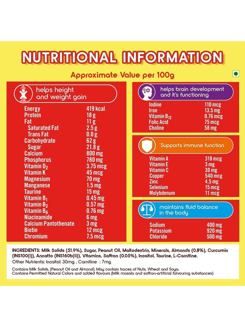 Complan Nutrition and Health Drink Kesar Badam Jar