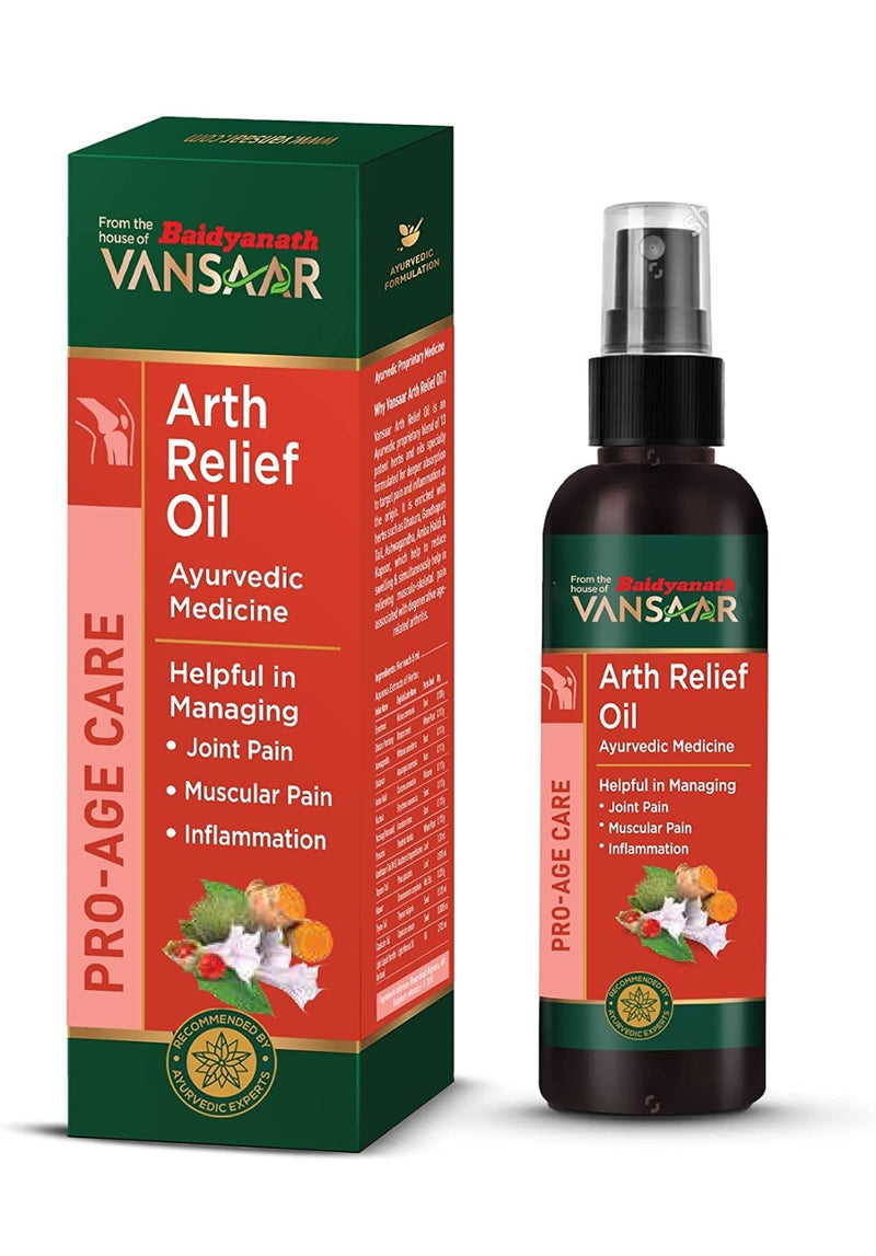 Vansaar Baidyanath Arth Relief Oil - 100ml