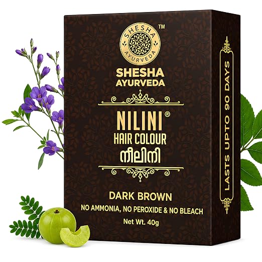 Shesha Ayurveda Nilini Ayurvedic Hair Colour - Dark Brown