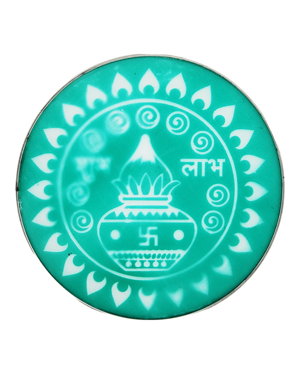 Shubh Labh Kalash Rangoli Stencil