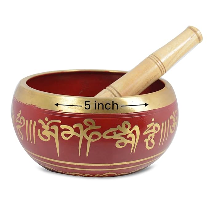 Singing Bowl | Tibetan Buddhist Prayer Instrument With Wooden Stick | Meditation Bowl