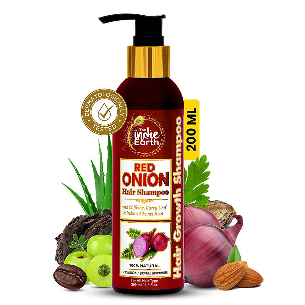 The Indie Earth Red Onion Hair Shampoo (200 ml)