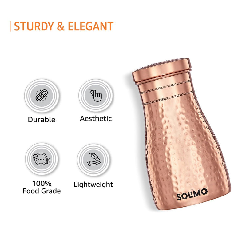 Solimo Copper Water Bottle 950 ml