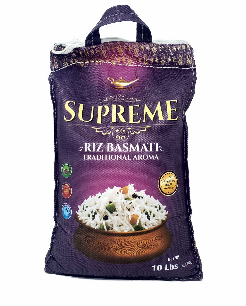 Supreme Basmati Traditional Aroma Rice 10lb (4.54Kg)