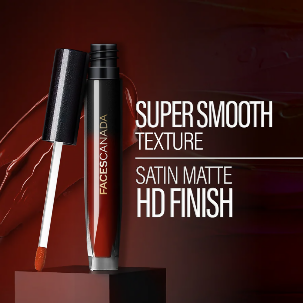Faces Canada Comfy Silk Liquid Lipstick - Zealous Red 10