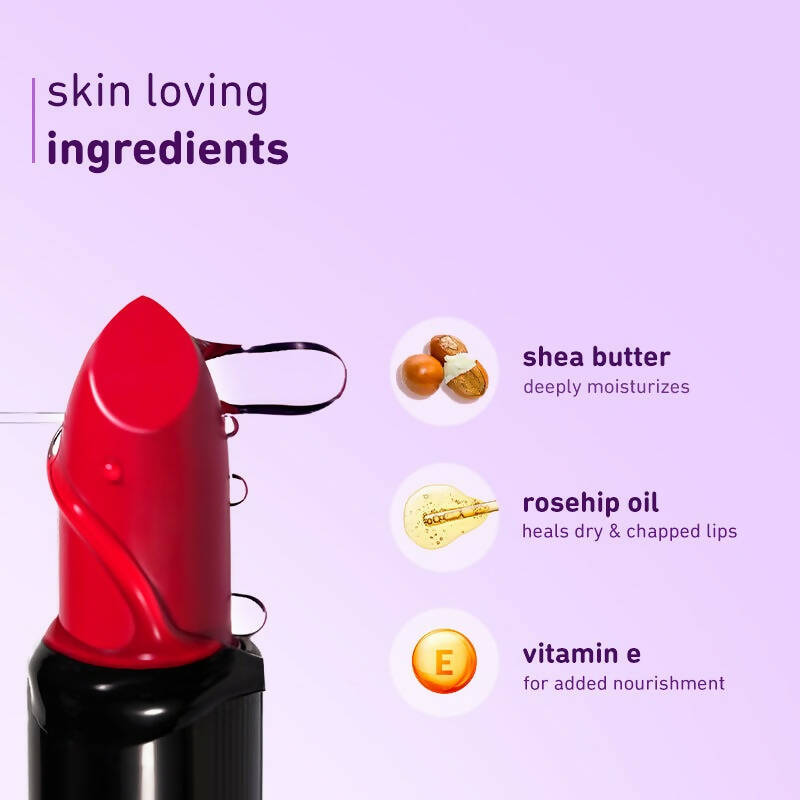 Plum Butter Crème Matte Lipstick RedDemption - 136 (Pinkish Maroon)
