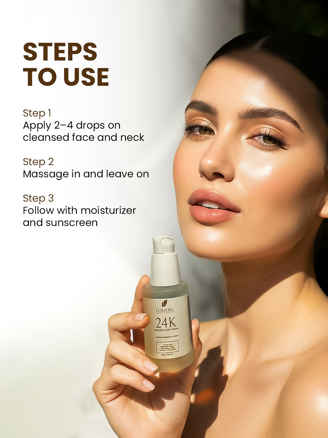 Flawora 24k Golden Glow Face Serum