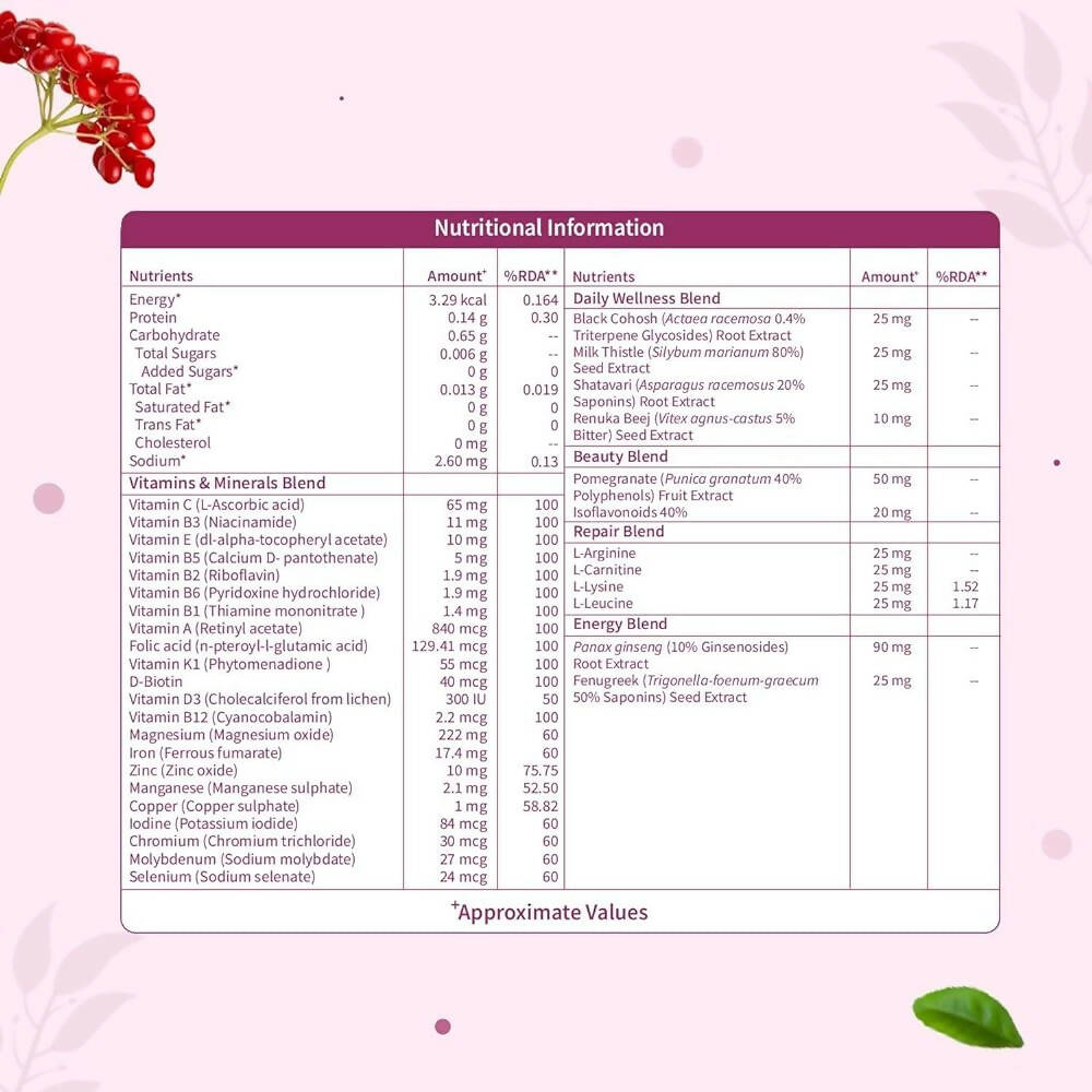 Neuherbs True Vitamin Tablets For Women
