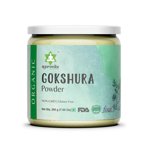 Ayurvedix Organic Gokshura Powder -200 gm