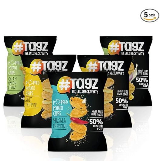 Popped Potato Chips- Combo2 (Pack of 5)