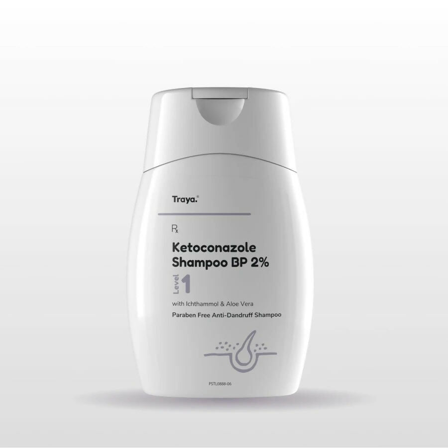 Traya Ketoconazole Shampoo BP 2% with Ichthammol & Aloe Vera