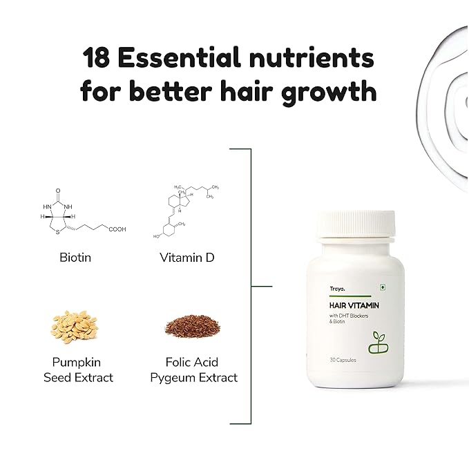 Traya Hair Vitamins Capsules - 30 caps