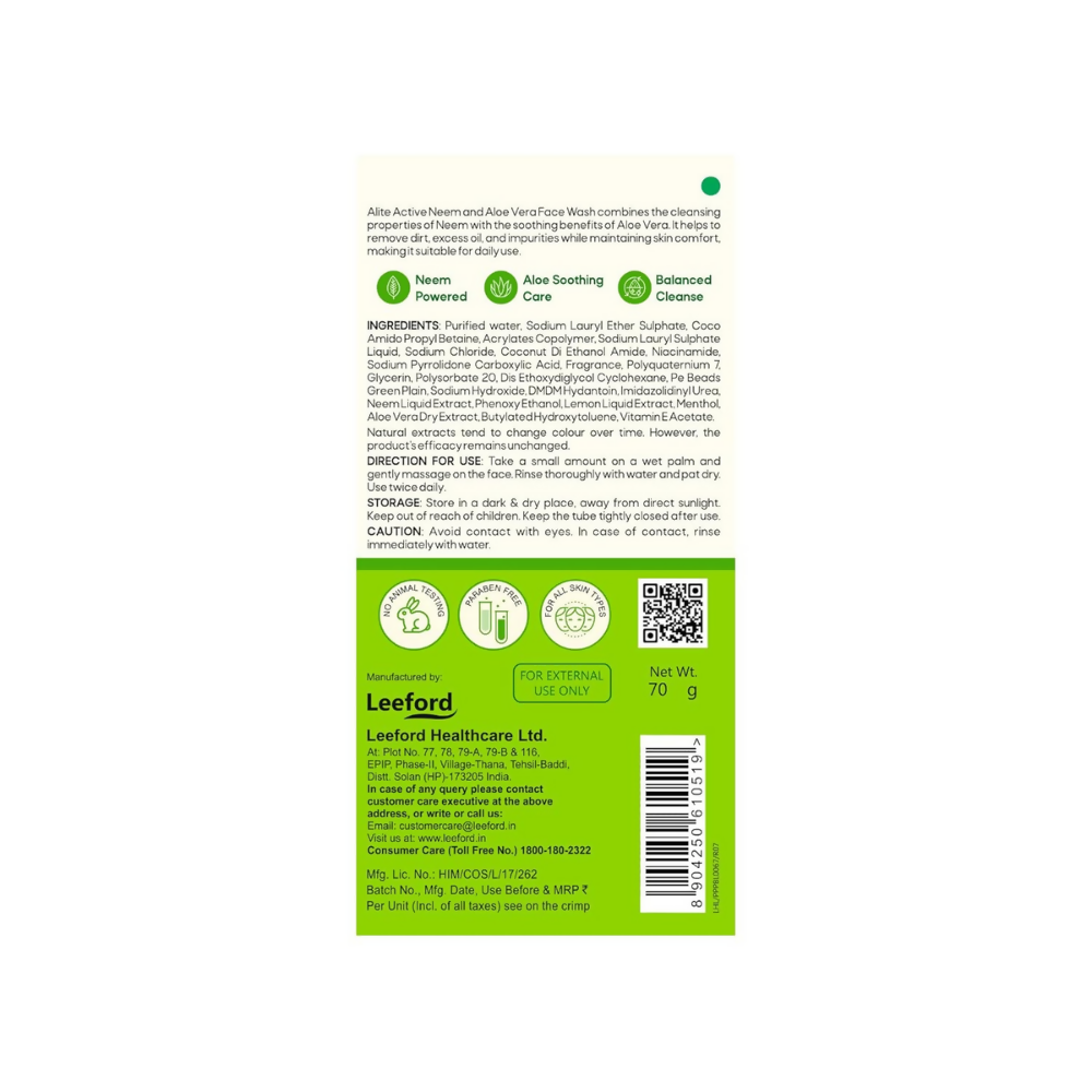 Alite Neem & Aloe Vera Face Wash